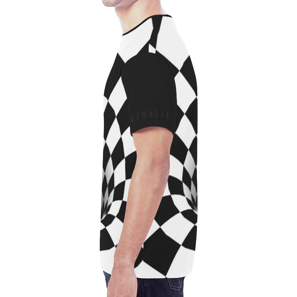 Black and White Checkered Clothing