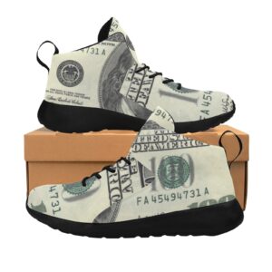 100 Dollar Bill Shoes Green
