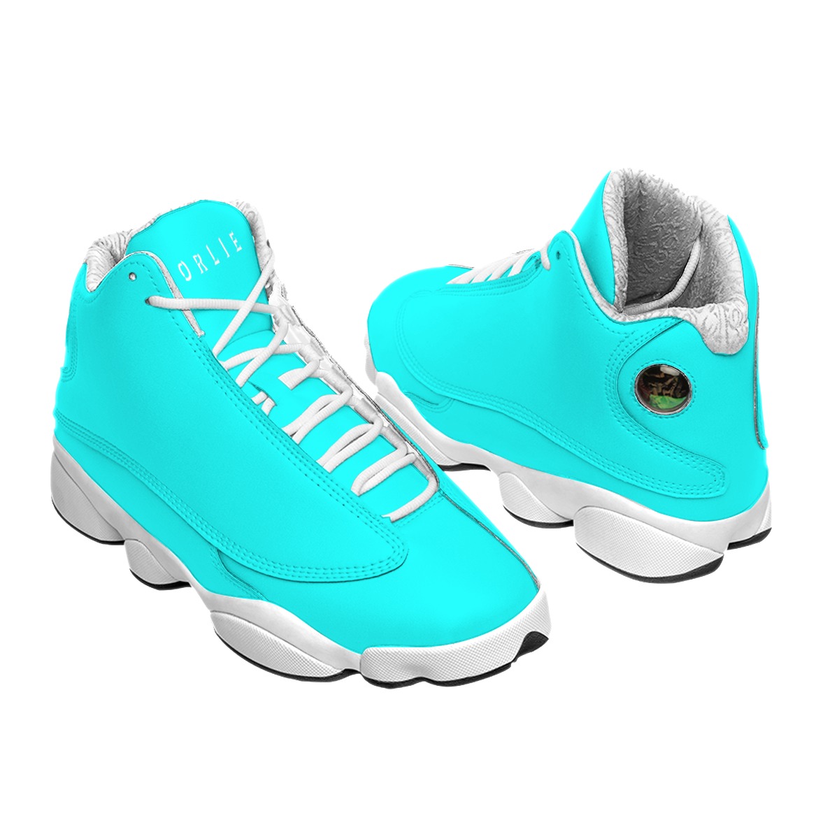 Neon Cyan Basketball Shoes BJORLIE