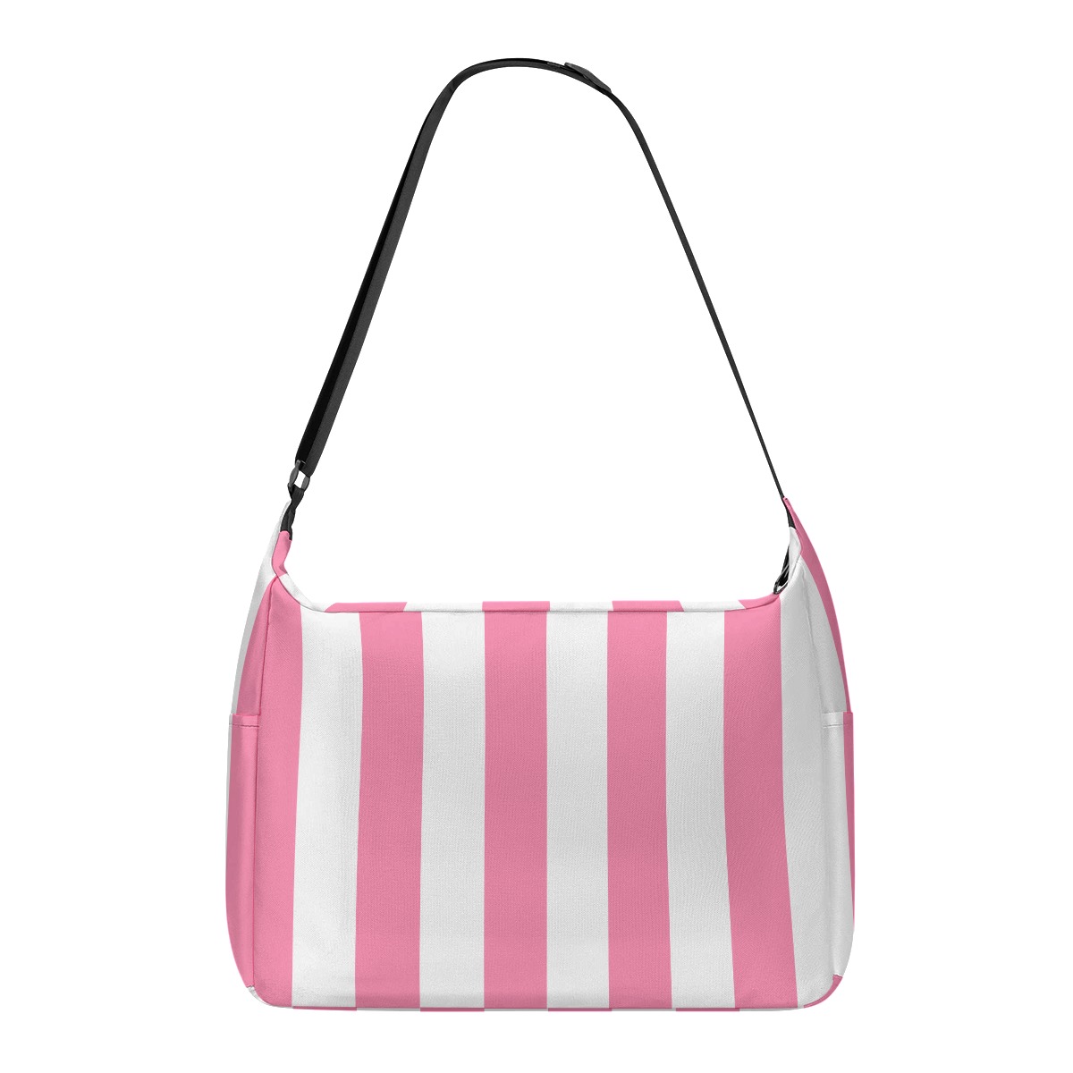 Pink White Stripes Shoulder Bag - BJORLIE Dollhouse Collection