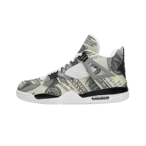 BJORLIE Money Shoes Men's Air Cushion Basketball Shoes with Unique Rubber Mesh Design - Image 3