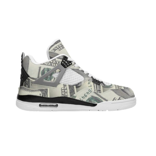 BJORLIE Money Shoes Men's Air Cushion Basketball Shoes with Unique Rubber Mesh Design - Image 2