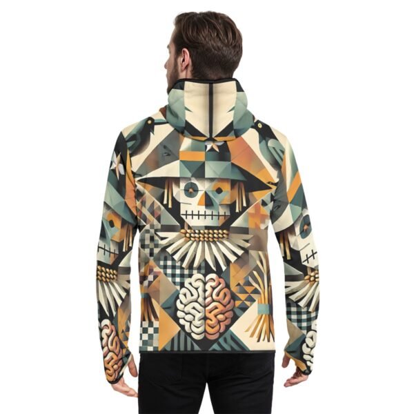 BJORLIE The Wonderful Wizard of Oz Scarecrow Men's Hoodie with Thumb Holes and Chest Pocket - Image 2