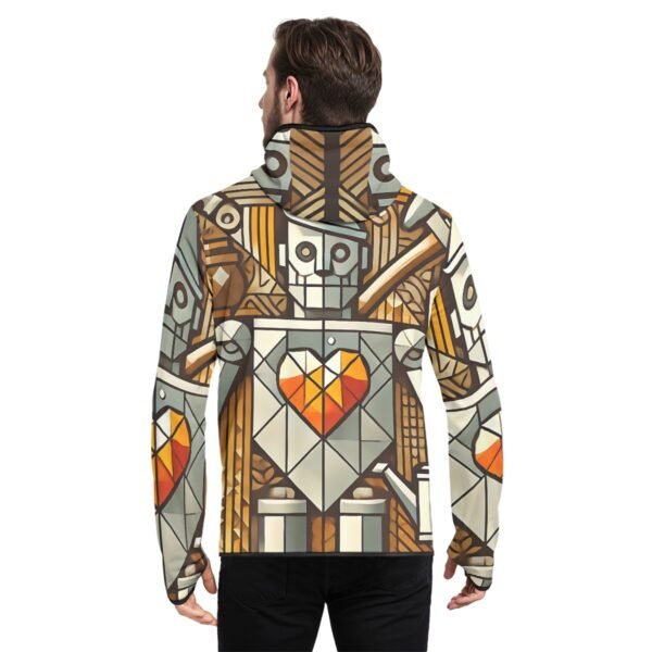 BJORLIE The Wonderful Wizard of Oz Tinman Men's Hoodie with Chest Pocket and Thumb Holes - Image 2