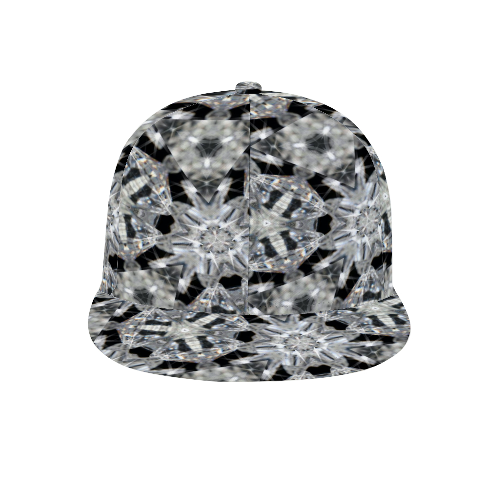 Philthy Rich Diamond Kaleidoscope Flat Rubber Baseball Hat Adjustable Classic Athletic Baseball Cap