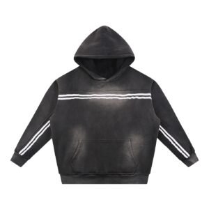 BJORLIE Sun Fade Contrast Tape Fleece Hoodie